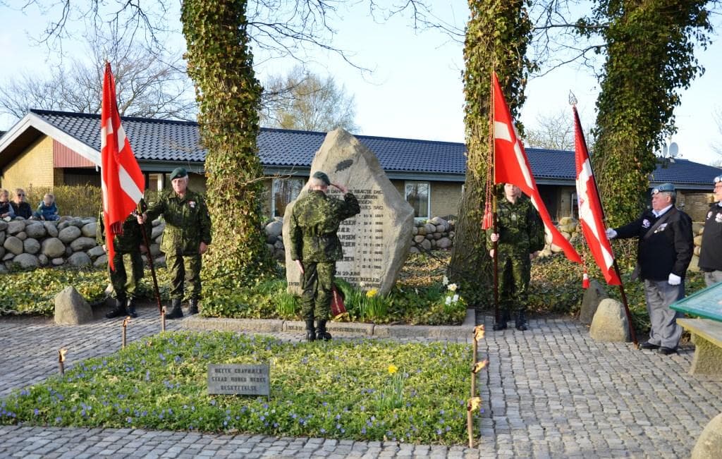 Hjemmeværnskompagni Hvidsten markerer 80-året for Danmarks Befrielse